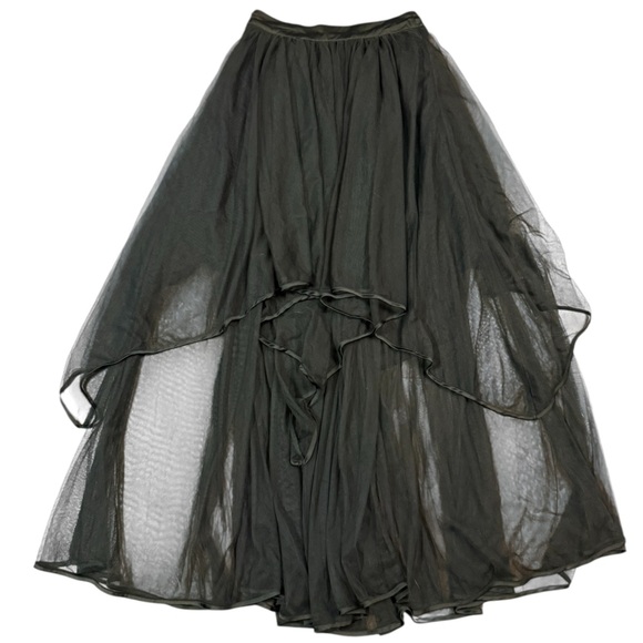 Free People Keep Me TuTu Tulle Layered Skirt in Black Size 6 - Picture 8 of 10